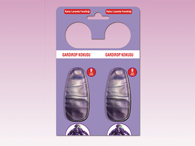 Yaydığı lavanta kokusu sayesinde, gardırop, çekmece vb. alanlarda, tekstil ürünlerinizi güvelere karşı korur